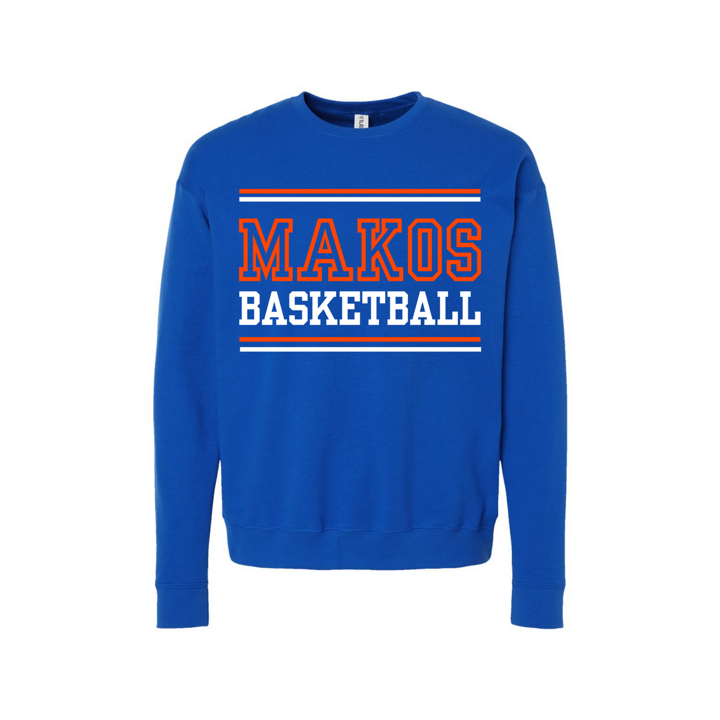 Makos Basketball Royal Blue Varsity Shirt