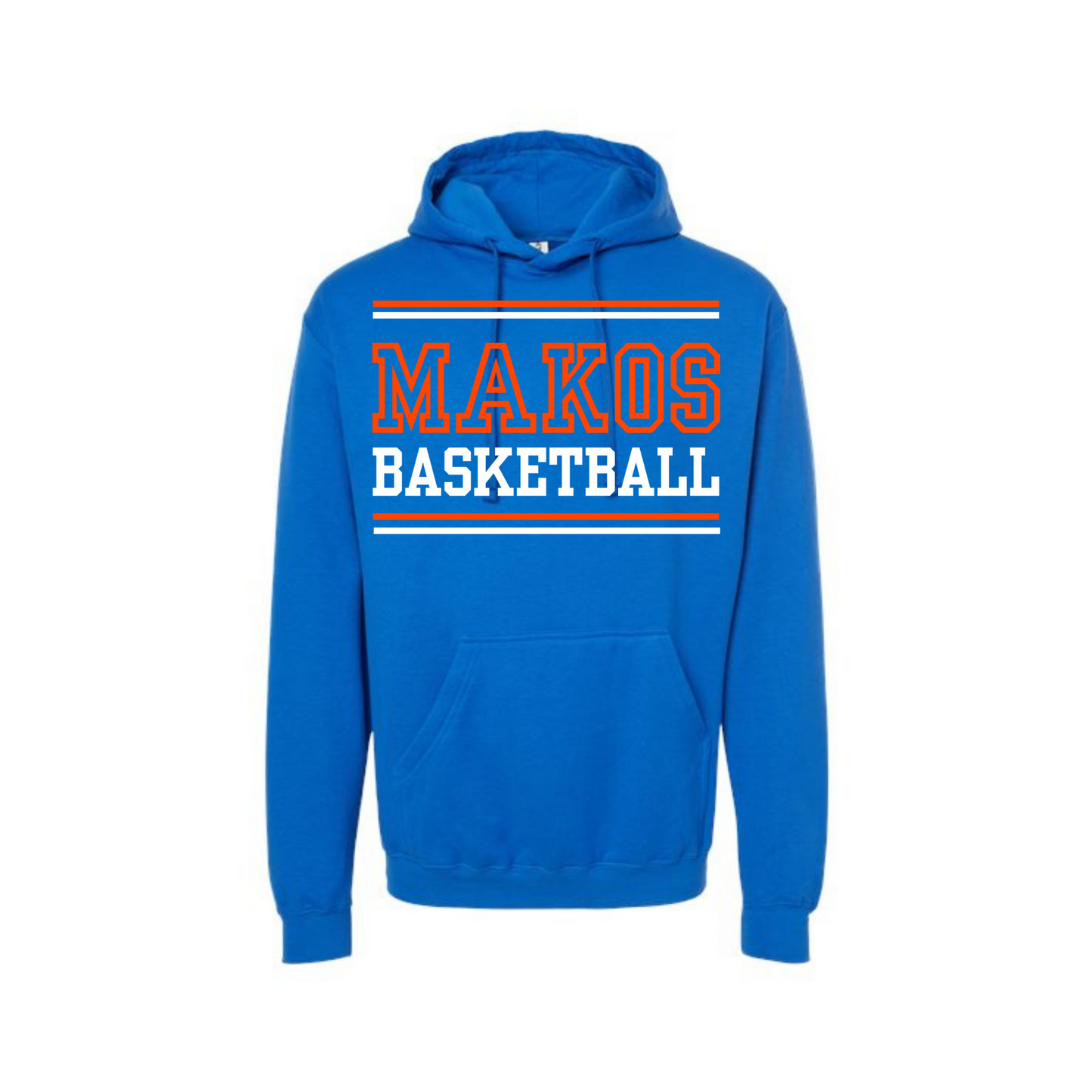 Makos Basketball Royal Blue Varsity Shirt