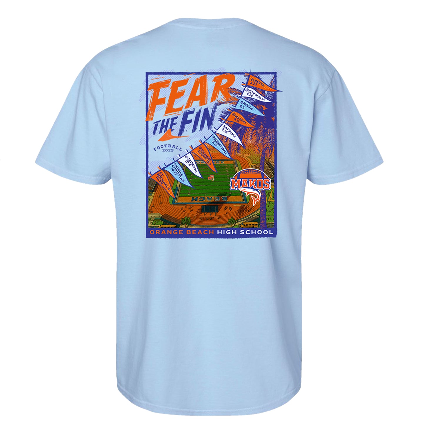 Fear The Fin - OB Cheer Shirt