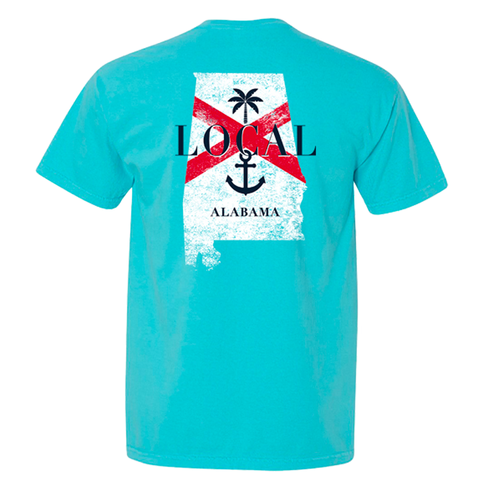 Local Tee - Lagoon Blue