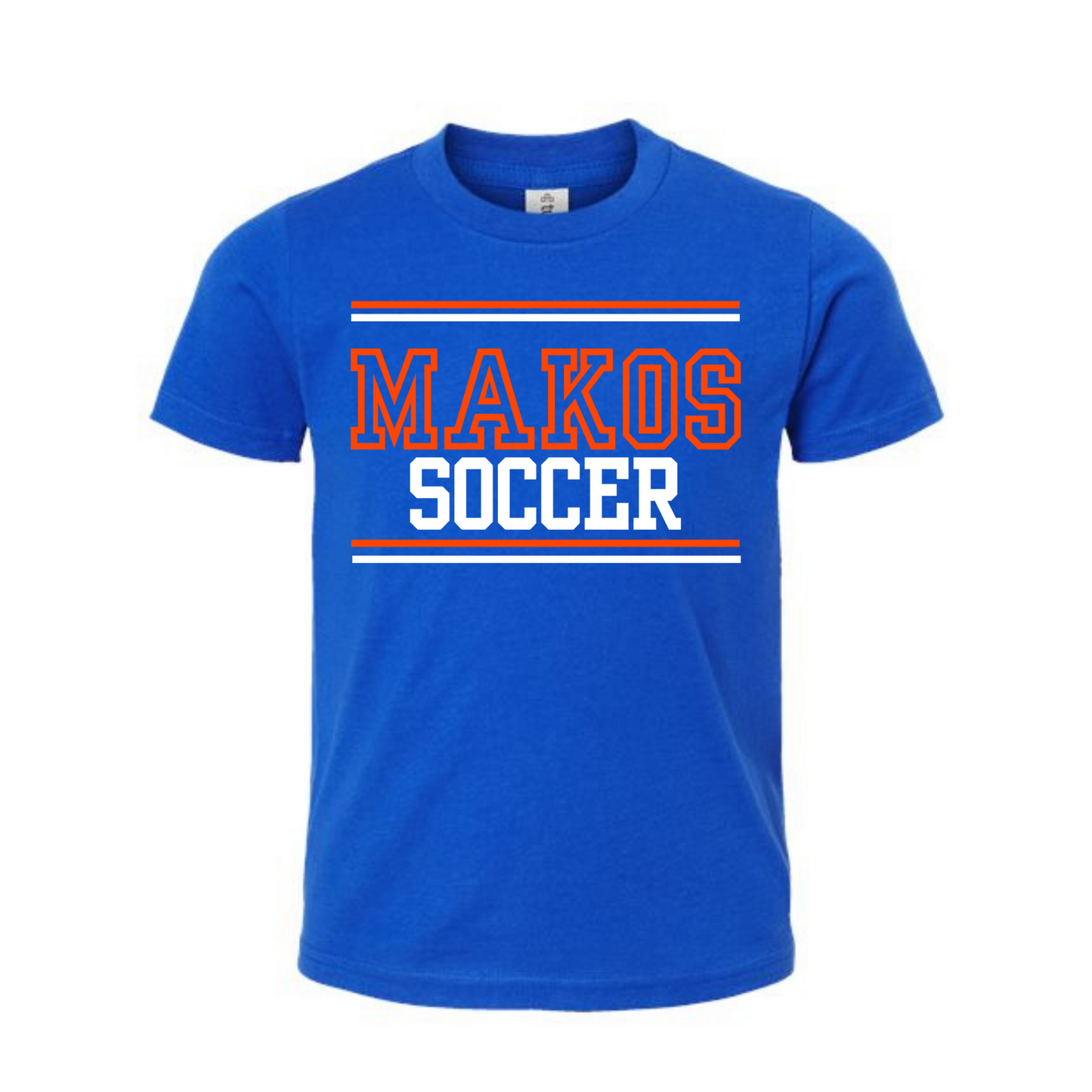 Makos Soccer Royal Blue Varsity Shirt