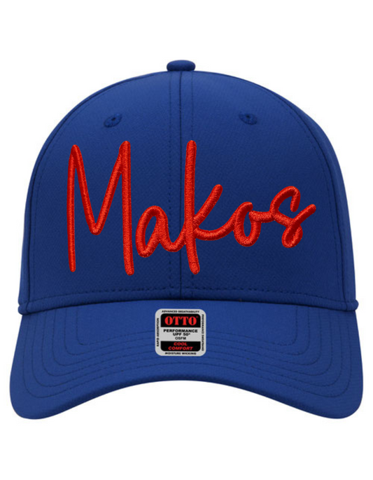 Makos Spirit Puff Embroidery Royal Hat