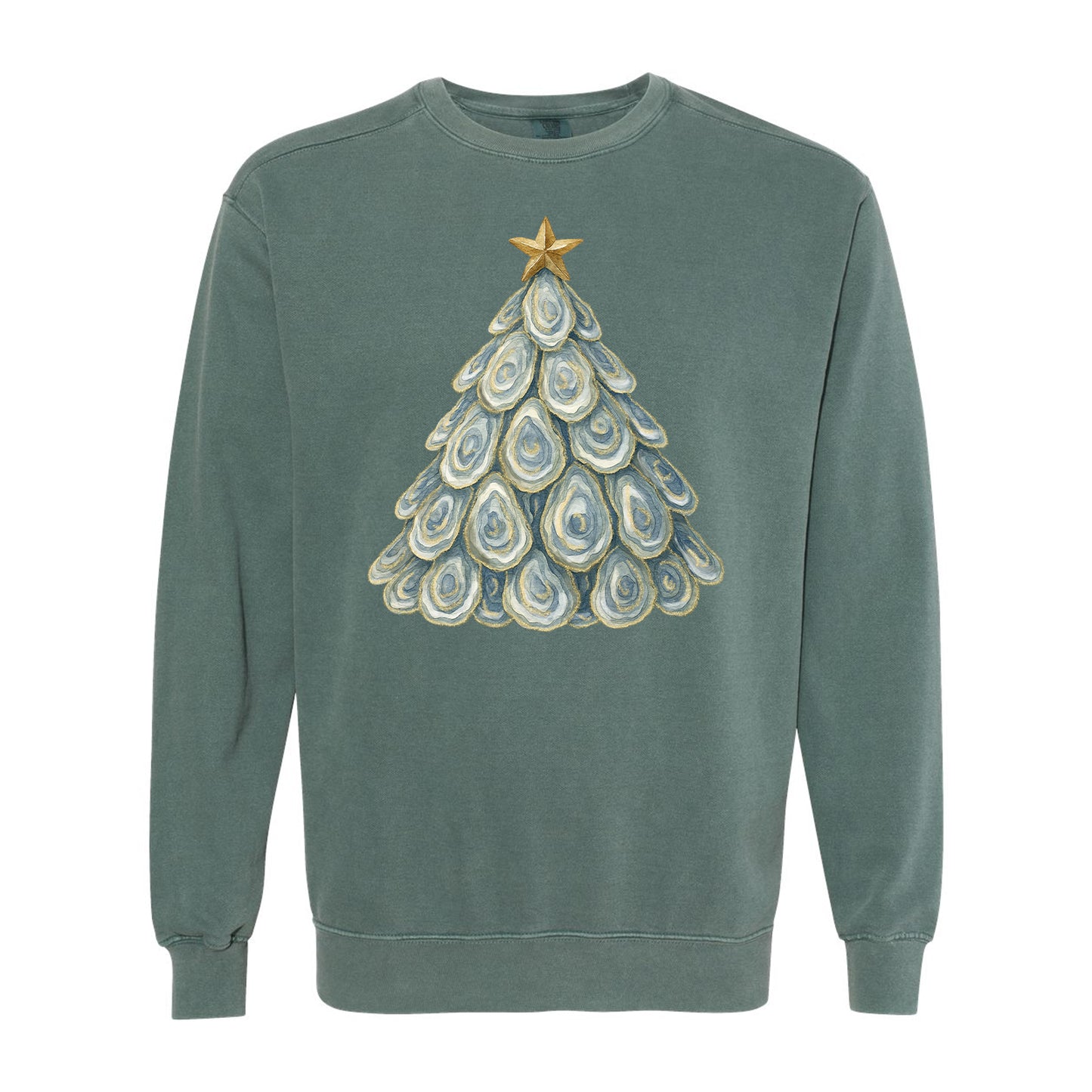 Oyster Christmas Tree Crewneck