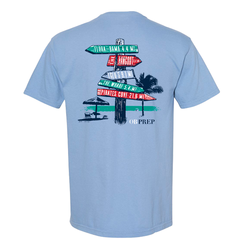 Find Your Way Tee - Chambray – OB Prep