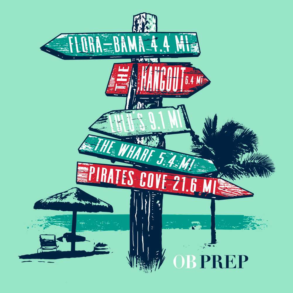 Find Your Way Tee - Island Reef