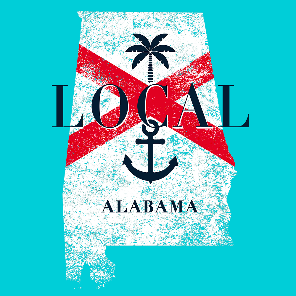 Local Tee - Lagoon Blue